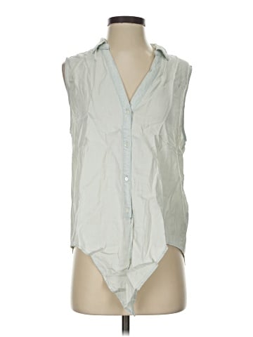 Soft Joie Sleeveless Button-Down Shirt (view 1)