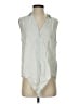 Soft Joie 100% Lyocell Gray Sleeveless Button-Down Shirt Size S - photo 1