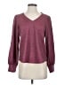 Fever 100% Polyester Burgundy Pullover Sweater Size S - photo 1