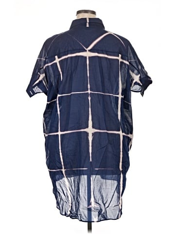 Lafayette 148 New York Short Sleeve Button-Down Shirt (view 2)