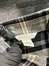 Caslon 100% Rayon Plaid Gray Long Sleeve Button-Down Shirt Size XS - photo 7