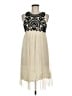 Vineet Bahl 100% Polyamide Ivory Cocktail Dress Size M - photo 1