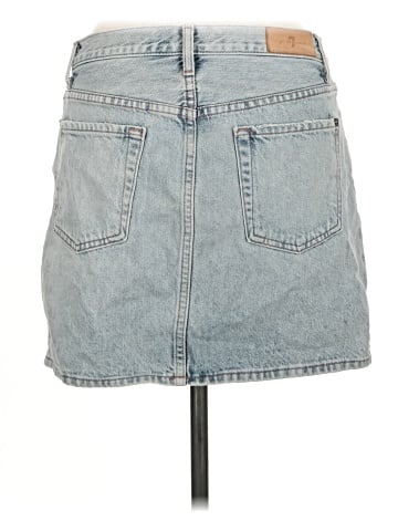 7 For All Mankind Denim Skirt (view 2)