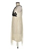 Vineet Bahl 100% Polyamide Ivory Cocktail Dress Size M - photo 5