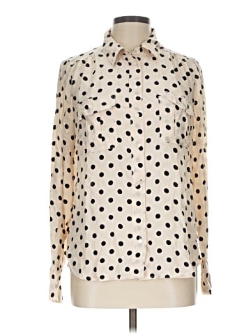 J.Crew Long Sleeve Silk Top (view 1)