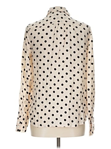 J.Crew Long Sleeve Silk Top (view 2)