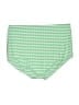 Lands' End Checkered-gingham Green Swimsuit Bottoms Size M - photo 2