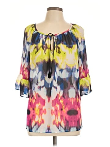 Milly 3/4 Sleeve Blouse (view 1)