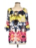 Milly 100% Polyester Blue 3/4 Sleeve Blouse Size L - photo 1