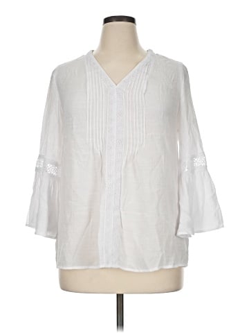 Counterparts 3/4 Sleeve Blouse (view 1)
