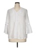 Counterparts White 3/4 Sleeve Blouse Size XL - photo 1