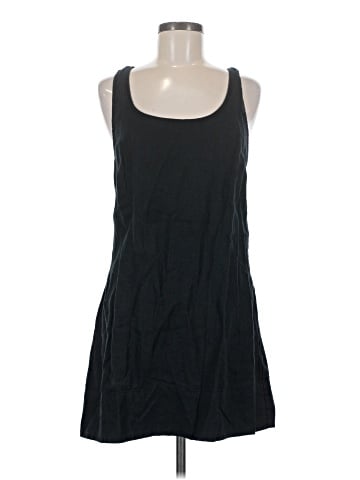 Madewell Cross-Back A-Line Mini Dress in 100% Linen (view 1)