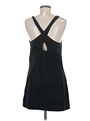 Madewell Cross-Back A-Line Mini Dress in 100% Linen (view 2)