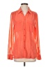 Guess 100% Polyester Orange Long Sleeve Blouse Size S - photo 1