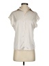 Maison d' Amelie Stripes Ivory Short Sleeve Blouse Size XS - photo 1