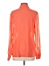 Guess 100% Polyester Orange Long Sleeve Blouse Size S - photo 2