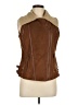 Members Only 100% Polyester Brown Vest Size M - photo 1