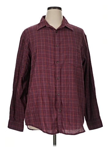 Haggar Long Sleeve Button-Down Shirt (view 1)