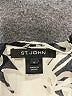 St. John Ivory Short Sleeve Silk Top Size 6 - photo 7