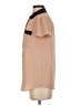 HD in Paris 100% Polyester Tan Short Sleeve Blouse Size 0 - photo 5