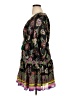 Alexis 100% Rayon Paisley Black Casual Dress Size XL (estimated) - photo 5