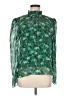 Saloni 100% Polyester Green Long Sleeve Blouse Size 6 - photo 1