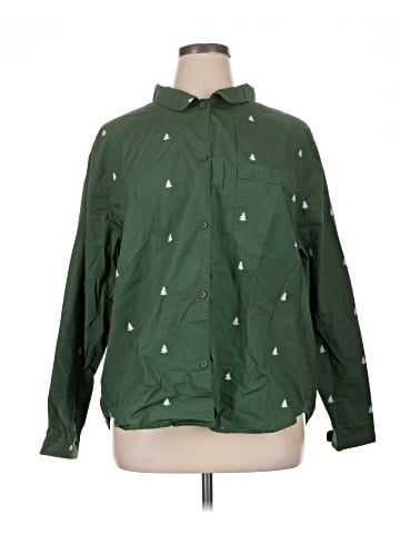 Cozy Earth Long Sleeve Button-Down Shirt (view 1)