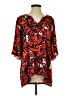 John Mark Orange Short Sleeve Top Size S - photo 1
