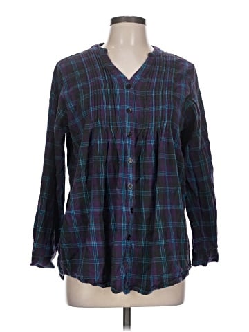 Woman Within Long Sleeve Blouse (view 1)