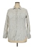 Merona Checkered-gingham Gray Long Sleeve Button-Down Shirt Size XXL - photo 1