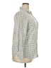 Merona Checkered-gingham Gray Long Sleeve Button-Down Shirt Size XXL - photo 4