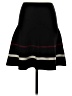Max Studio Stripes Black Casual Skirt Size S - photo 1