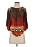 Body Central Brown 3/4 Sleeve Blouse Size S - photo 1