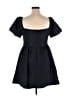 Aqua 100% Polyester Tweed Black Cocktail Dress Size XL - photo 2
