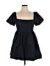 Aqua 100% Polyester Tweed Black Cocktail Dress Size XL - photo 1