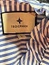 Tuckernuck 100% Polyester Stripes Blue Long Sleeve Blouse Size L - photo 7