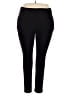 Ashley Blue Solid Black Active Pants Size 3X - photo 1