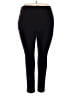 Ashley Blue Solid Black Active Pants Size 3X - photo 2