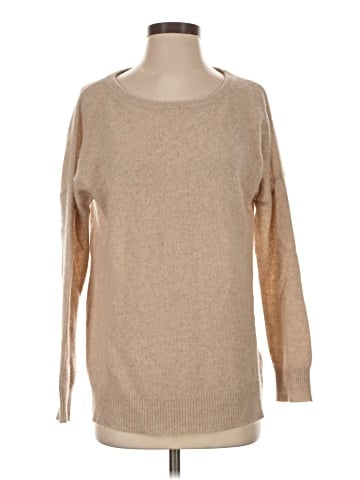 Minnie Rose Cashmere Pullover Sweater (view 1)