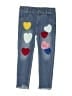 Unbranded Hearts Blue Jeans Size L (kids) - photo 1