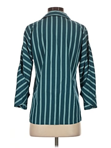 Lafayette 148 New York 3/4 Sleeve Button-Down Shirt (view 2)