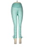 Nanette Lepore Checkered-gingham Teal Leggings Size M - photo 1