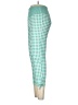 Nanette Lepore Checkered-gingham Teal Leggings Size M - photo 5