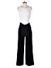 Diane von Furstenberg Argyle Black Jumpsuit Size 4 - photo 1