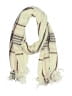 Charter Club 100% Polyester Plaid Ivory Scarf One size - photo 1