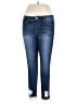 ROYALTY Solid Blue Jeans Size 14 - photo 1