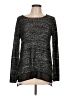 Faded Glory Metallic Black Pullover Sweater Size L - photo 1