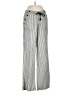 Jolt Stripes Silver Linen Pants Size 7 - photo 1