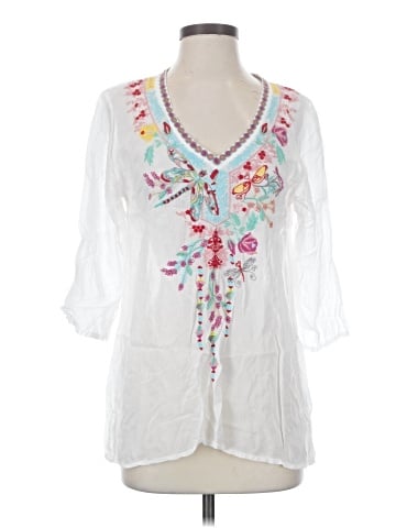 Johnny Was 3/4 Sleeve Blouse (view 1)