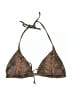 MATTE Collection Animal Print Brown Tan Swimsuit Top Size S - photo 2